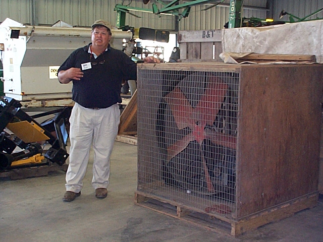 Agent Mac Gibbs
 explains onion production in Hyde County